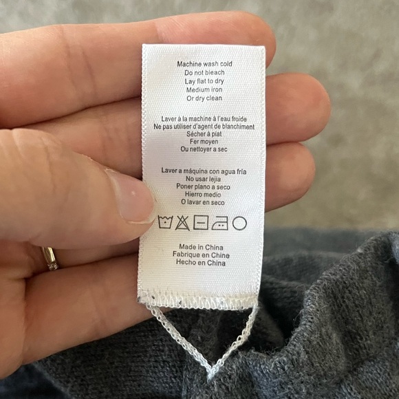 LUNYA Cozy Cotton Silk Relaxed Ankle Sweatpants in Heather Gray Womens Size M - Picture 3 of 15